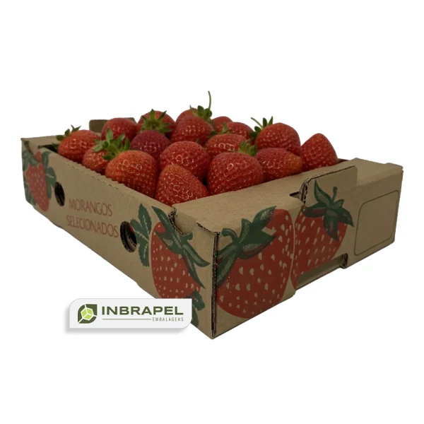 caixa para morango